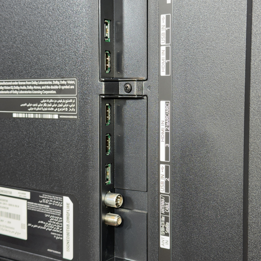 تلویزیون ال جی 55QNED80T مونتاژ مصر