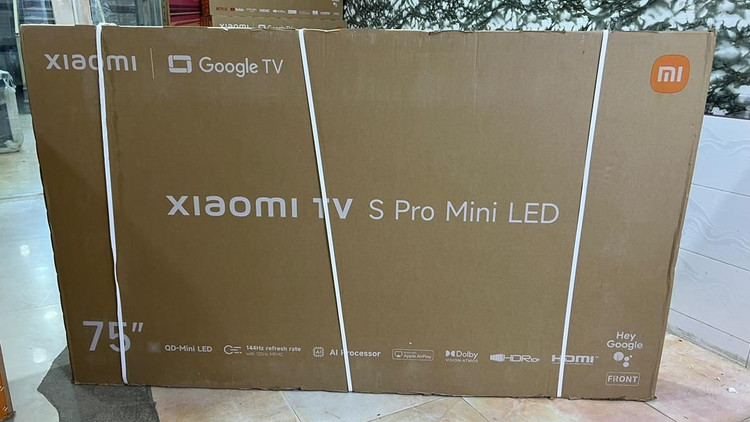 تلویزیون شیائومی 75S Pro Mini LED 2026 ضمانت اصالت + تست کامل در منزل