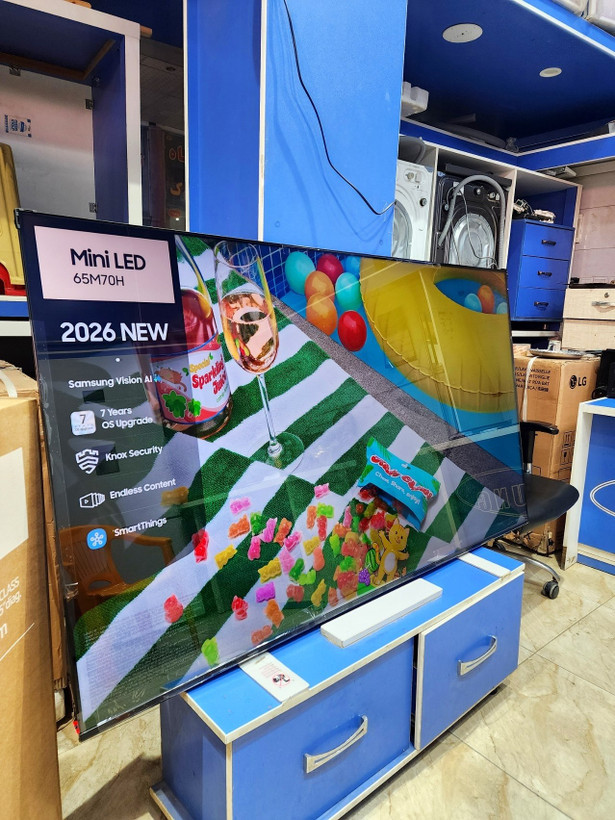 تلویزیون MINI LED سامسونگ 85M70H مونتاژ مصر 2026 | ضمانت اصالت + تست کامل در منزل